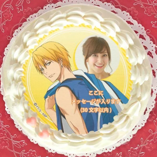 【写真メッセージ入り】プリケーキ（黄瀬涼太A）【特典缶バッジ付き】[黒子のバスケ]