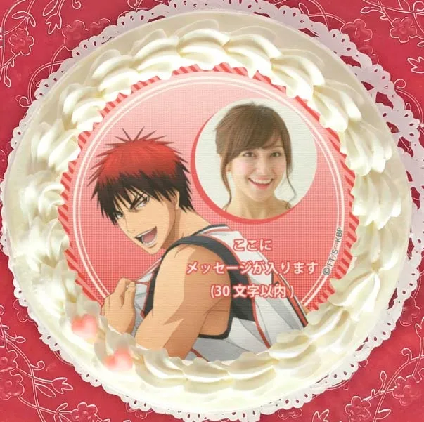 【写真メッセージ入り】プリケーキ（火神大我C）【特典缶バッジ付き】[黒子のバスケ]