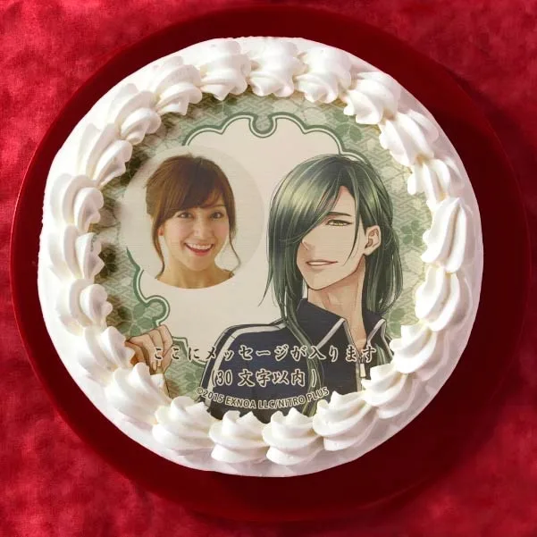 【写真メッセージ入り】にっかり青江(内番柄プリケーキ)[刀剣乱舞ONLINE]