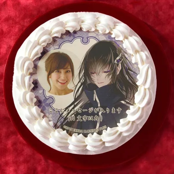 【写真メッセージ入り】数珠丸恒次(内番柄プリケーキ)[刀剣乱舞ONLINE]
