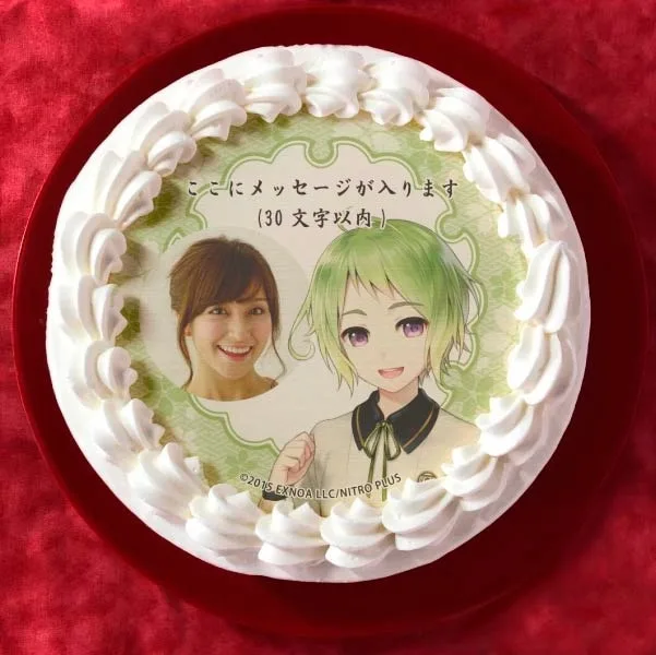 【写真メッセージ入り】毛利藤四郎(内番柄プリケーキ)[刀剣乱舞ONLINE]