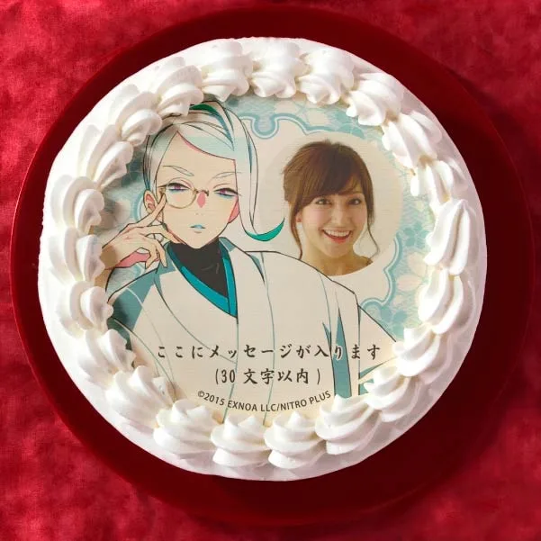【写真メッセージ入り】巴形薙刀(内番柄プリケーキ)[刀剣乱舞ONLINE]