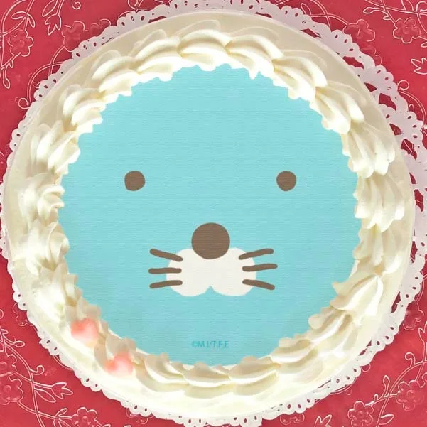 プリケーキ（ぼのぼのフェイスデザインA）【特典缶バッジ付き】[ぼのぼの]