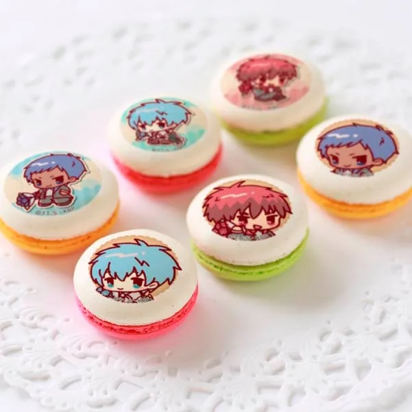 プリマカロン6個セット（黒子テツヤ＆火神大我＆青峰大輝/描きおこしver.）【特典缶バッジ付き】[黒子のバスケ]