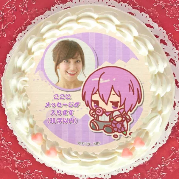 【写真メッセージ入り】プリケーキ（紫原敦/描きおこしver.）【特典缶バッジ付き】[黒子のバスケ]