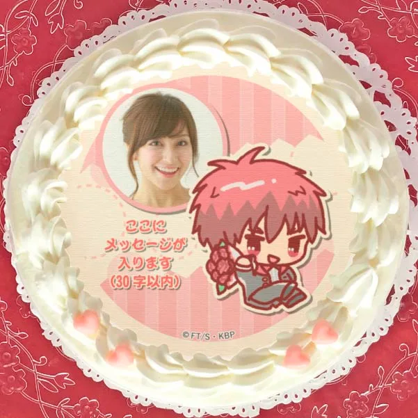 【写真メッセージ入り】プリケーキ（火神大我/描きおこしver.）【特典缶バッジ付き】[黒子のバスケ]