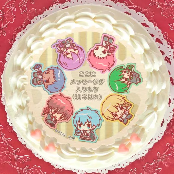 【メッセージ入り】プリケーキ（集合/描きおこしver.）【特典缶バッジ付き】[黒子のバスケ]
