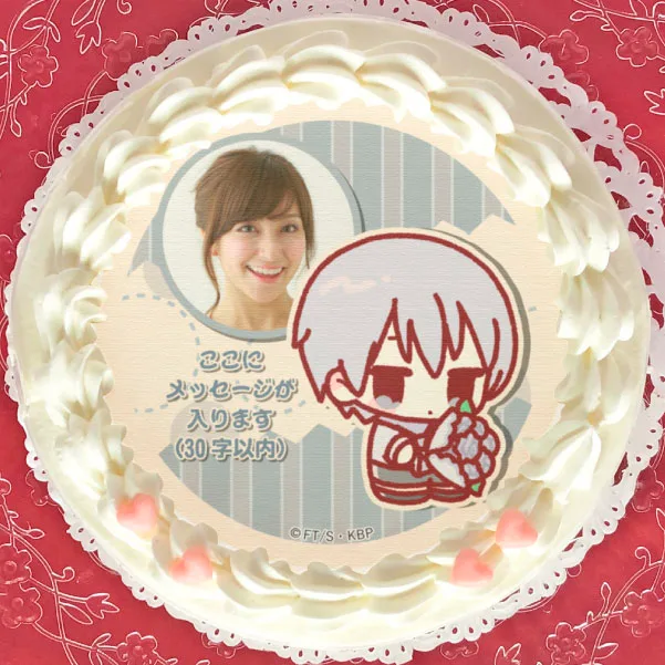 【写真メッセージ入り】プリケーキ（黛千尋/描きおこしver.）【特典缶バッジ付き】[黒子のバスケ]