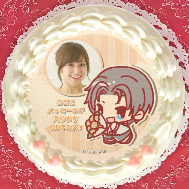 【写真メッセージ入り】プリケーキ（高尾和成/描きおこしver.）【特典缶バッジ付き】[黒子のバスケ]