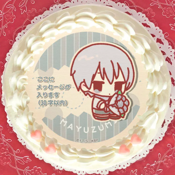【メッセージ入り】プリケーキ（黛千尋/描きおこしver.）【特典缶バッジ付き】[黒子のバスケ]