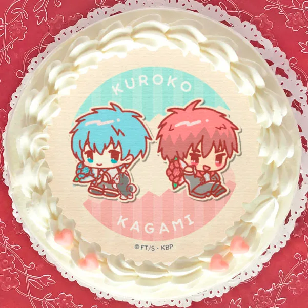 プリケーキ（黒子テツヤ＆火神大我/描きおこしver.）【特典缶バッジ付き】[黒子のバスケ]