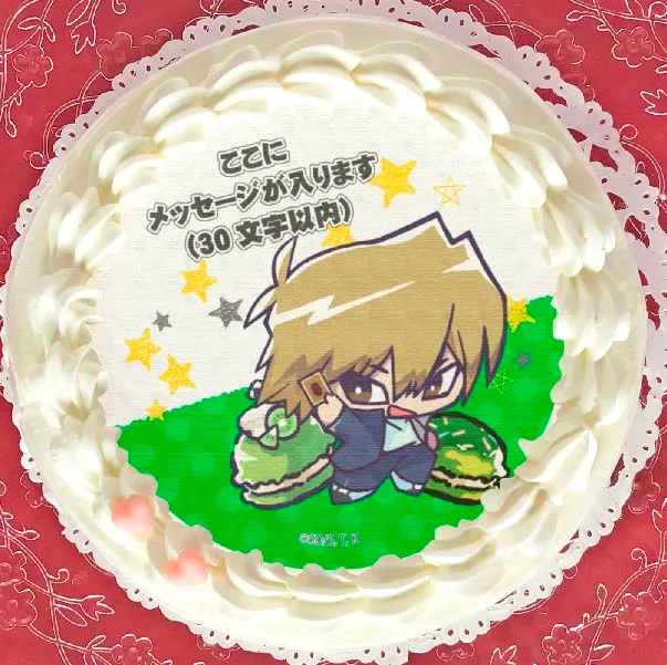 【メッセージ入り】プリケーキ（城之内克也）【特典缶バッジ付き】[遊☆戯☆王デュエルモンスターズ]