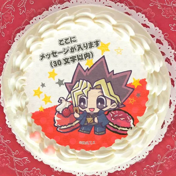 【メッセージ入り】プリケーキ（武藤遊戯）【特典缶バッジ付き】[遊☆戯☆王デュエルモンスターズ]