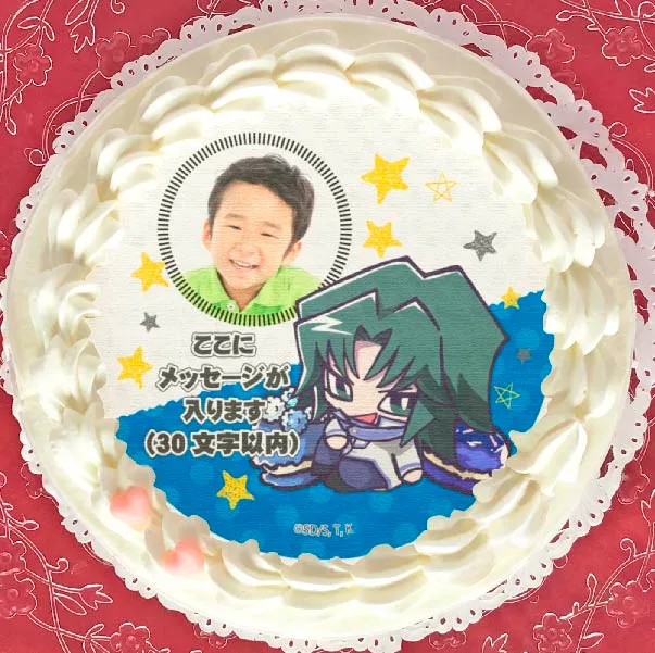【写真メッセージ入り】プリケーキ（丸藤亮）【特典缶バッジ付き】[遊☆戯☆王デュエルモンスターズGX]