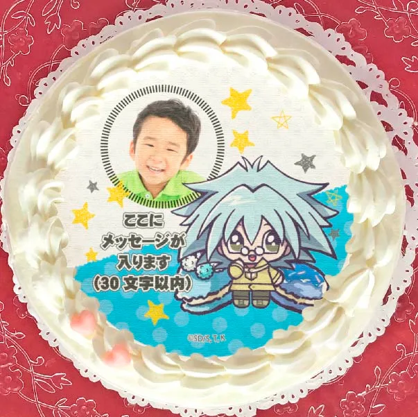 【写真メッセージ入り】プリケーキ（丸藤翔）【特典缶バッジ付き】[遊☆戯☆王デュエルモンスターズGX]