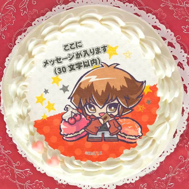 【メッセージ入り】プリケーキ（遊城十代）【特典缶バッジ付き】[遊☆戯☆王デュエルモンスターズGX]