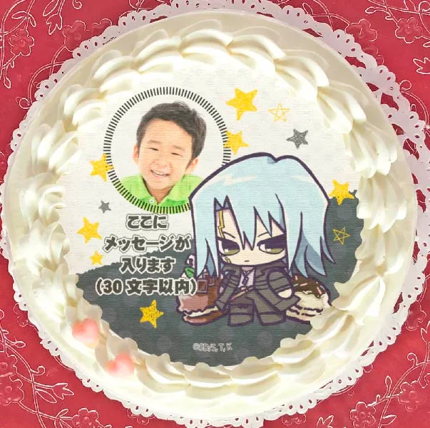 【写真メッセージ入り】プリケーキ（鬼柳京介）【特典缶バッジ付き】[遊☆戯☆王5D's]