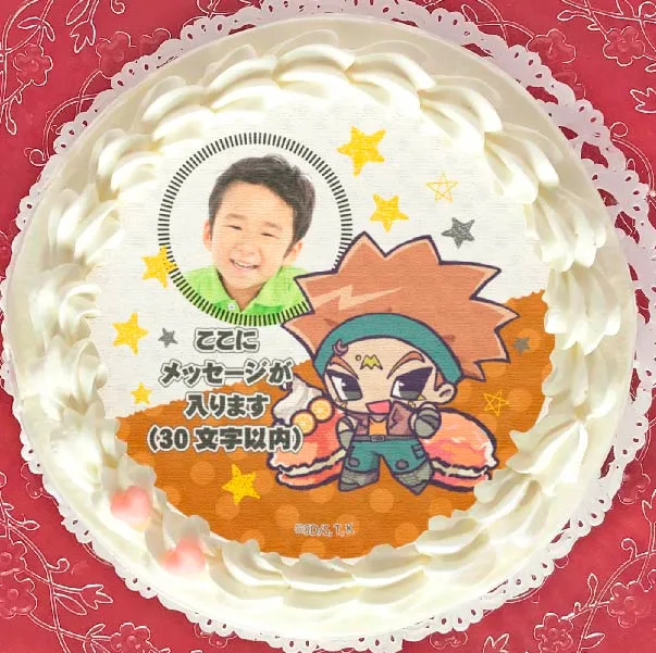 【写真メッセージ入り】プリケーキ（クロウ・ホーガン）【特典缶バッジ付き】[遊☆戯☆王5D's]