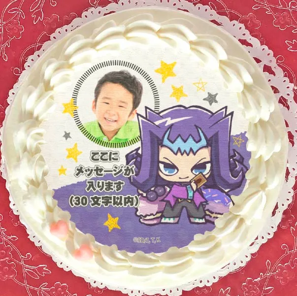 【写真メッセージ入り】プリケーキ（神代凌牙）【特典缶バッジ付き】[遊☆戯☆王ZEXAL]