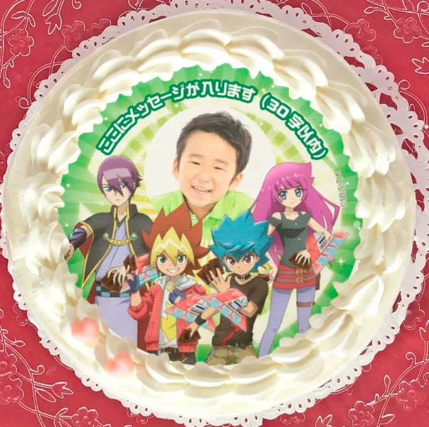 【写真メッセージ入り】プリケーキ（集合）【特典缶バッジ付き】[遊☆戯☆王SEVENS]