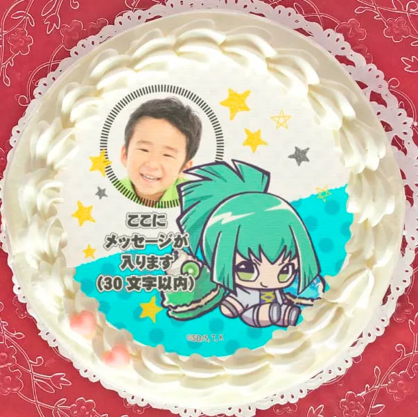 【写真メッセージ入り】プリケーキ（龍亞）【特典缶バッジ付き】[遊☆戯☆王5D's]