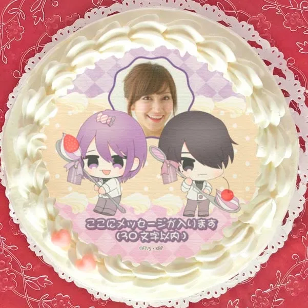 【写真メッセージ入り】プリケーキ（紫原 敦＆氷室辰也）【特典缶バッジ付き】[黒子のバスケ]