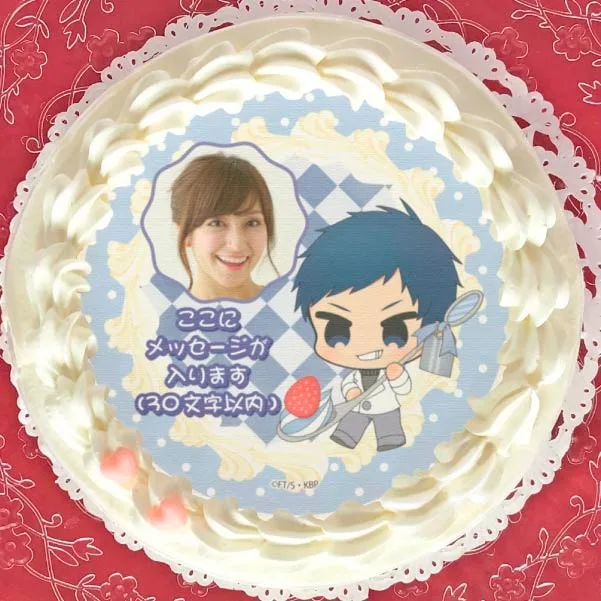 【写真メッセージ入り】プリケーキ（青峰大輝）【特典缶バッジ付き】[黒子のバスケ]