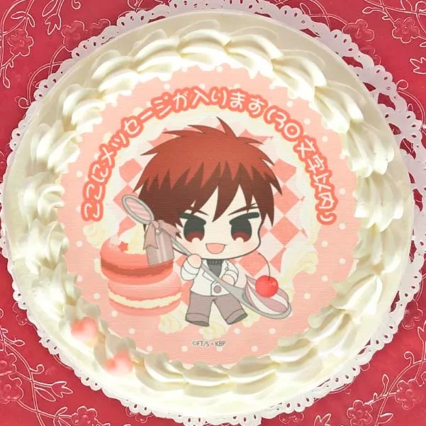 【メッセージ入り】プリケーキ（火神大我）【特典缶バッジ付き】[黒子のバスケ]