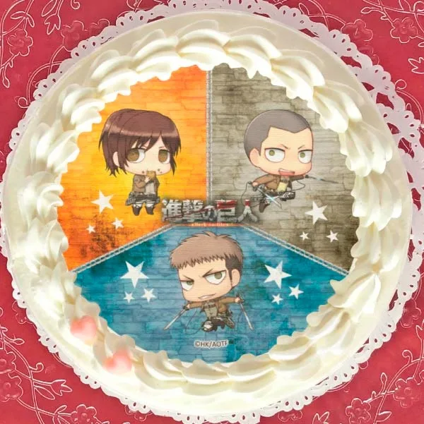 プリケーキ（ジャン＆コニー＆サシャ）【特典缶バッジ付き】[進撃の巨人]