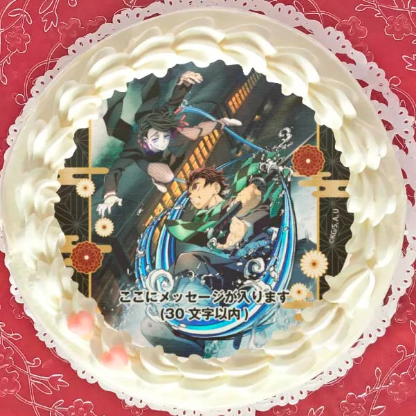 【メッセージ入り】プリケーキ（キービジュアル(B)）【特典無し】[劇場版「鬼滅の刃」無限列車編]