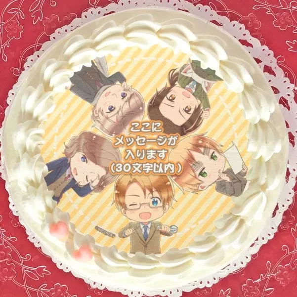 【メッセージ入り】プリケーキ《集合B》（アメリカ＆イギリス＆フランス＆ロシア＆中国）【特典ポストカード付き】[ヘタリア World★Stars]