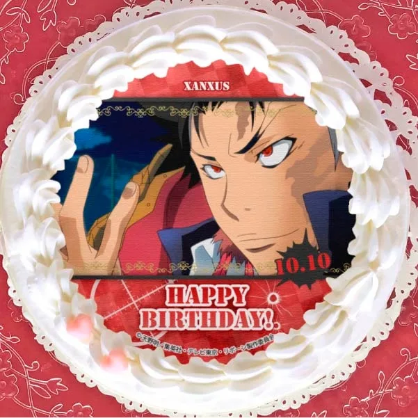バースデープリケーキ2021（XANXUS(場面写)）【特典缶バッジ付き】[家庭教師ヒットマンREBORN!]