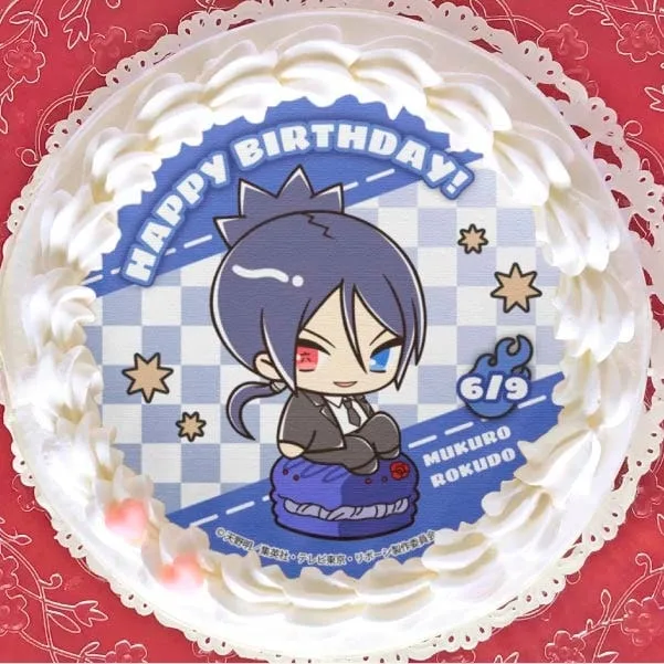 バースデープリケーキ2022（六道骸(SD かきおこし)）【特典缶バッジ付き】[家庭教師ヒットマンREBORN!]