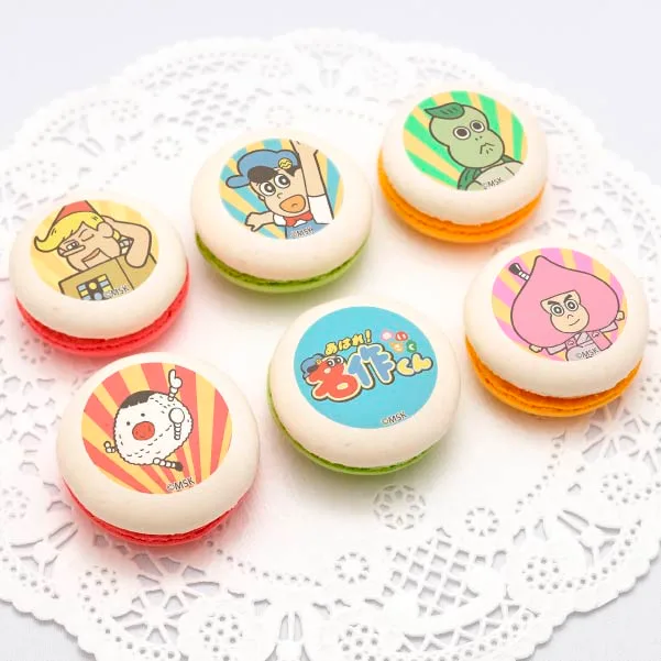 プリマカロン6個セット（A柄）【特典缶バッジ付き】[あはれ！名作くん]
