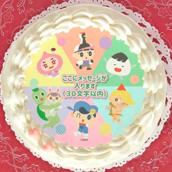 【メッセージ入り】プリケーキ（集合C（ED3イラスト））【特典缶バッジ付き】[あはれ！名作くん]