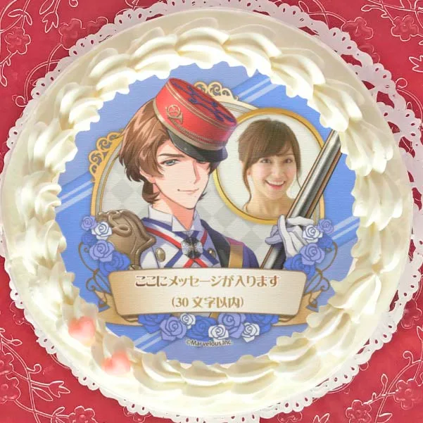 【写真メッセージ入り】プリケーキ（グラース）【特典缶バッジ付き】[千銃士:Rhodoknight]