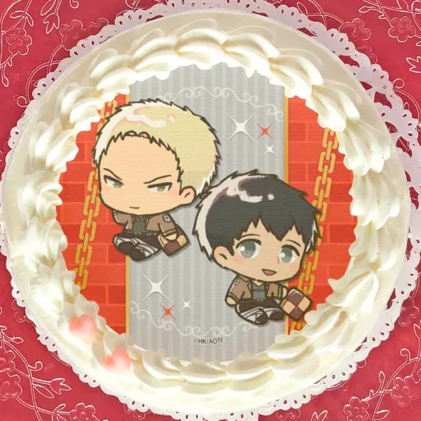 プリケーキ2022（ライナー＆ベルトルト）【特典缶バッジ付き】[進撃の巨人]