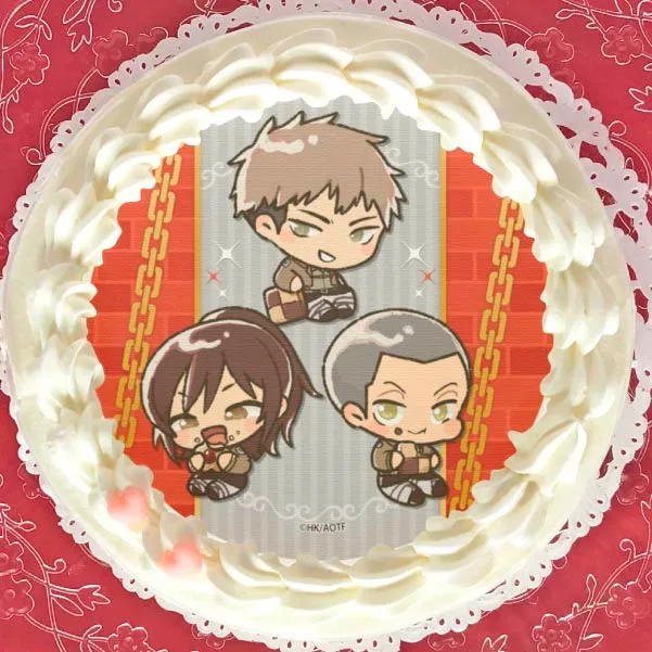 プリケーキ2022（ジャン＆コニー＆サシャ）【特典缶バッジ付き】[進撃の巨人]