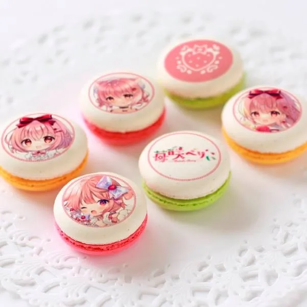 2nd アルバムリリース記念プリマカロン6個セット【特典缶バッジ付き】[苺咲べりぃ]