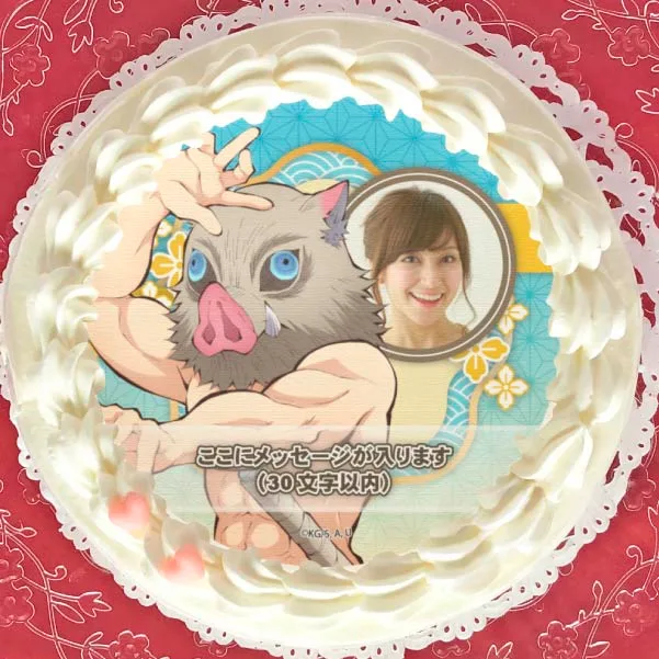 【写真メッセージ入り】プリケーキ2022（嘴平伊之助）（特典無し）[鬼滅の刃]