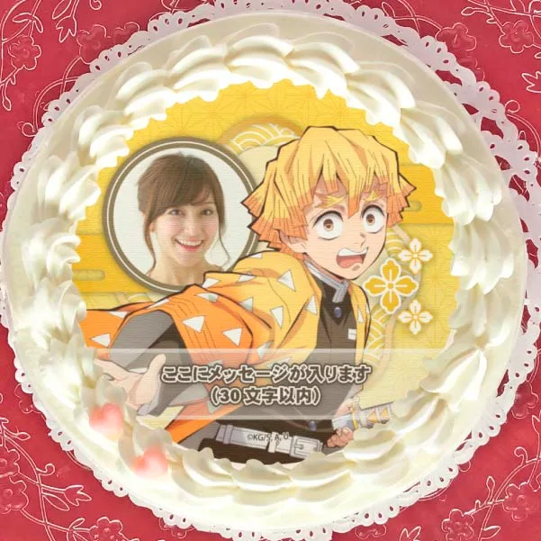 【写真メッセージ入り】プリケーキ2022（我妻善逸）（特典無し）[鬼滅の刃]