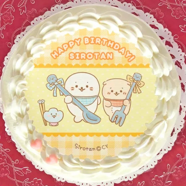 バースデープリケーキ2022（いただきますデザイン）【特典缶バッジ付き】[しろたん]