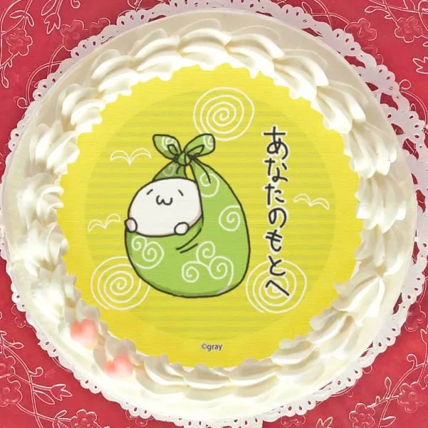 プリケーキ（B柄）【特典缶バッジ付き】[北海の魔獣あざらしさん]