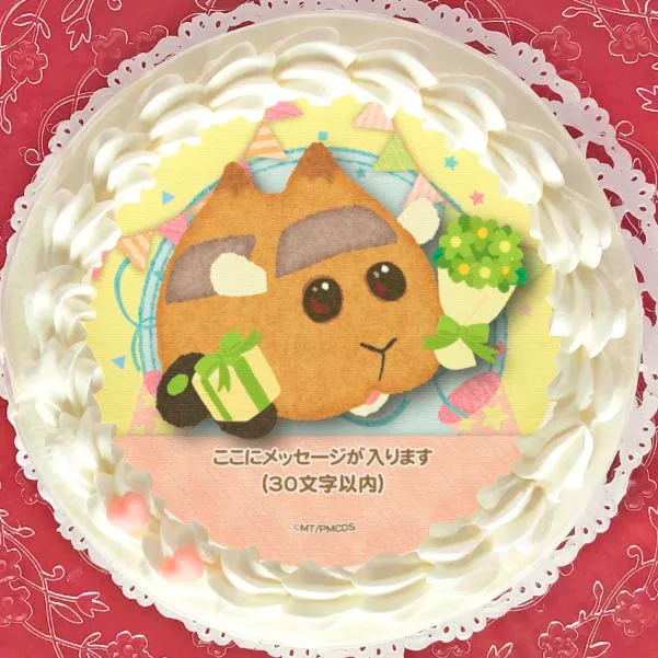 【メッセージ入り】プリケーキ（寿司モルカー_いなり）【特典缶バッジ付き】[PUI PUI モルカー]