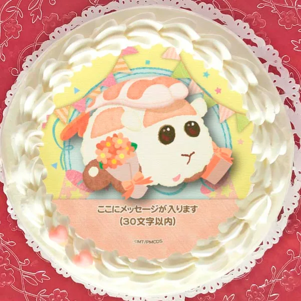 【メッセージ入り】プリケーキ（寿司モルカー_海老）【特典缶バッジ付き】[PUI PUI モルカー]