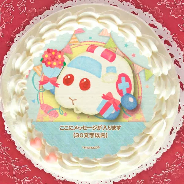 【メッセージ入り】プリケーキ（救急モルカー）【特典缶バッジ付き】[PUI PUI モルカー]