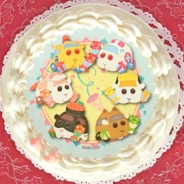 プリケーキ（パトモルカー＆救急モルカー＆寿司モルカー(海老、玉子、いくら、いなり)）【特典缶バッジ付き】[PUI PUI モルカー]