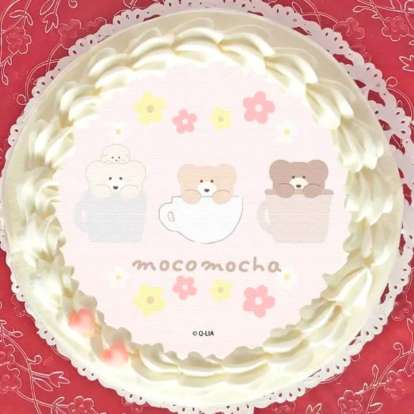 プリケーキ（B柄）【特典缶バッジ付き】[ほっこりモコモカ]