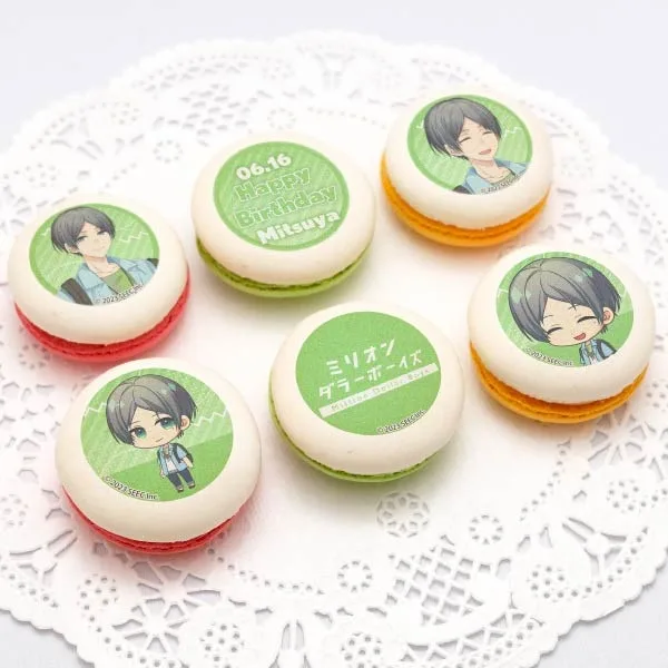 バースデープリマカロン6個セット2024（ミツヤ）【特典缶バッジ付き】[ミリオンダラーボーイズ]