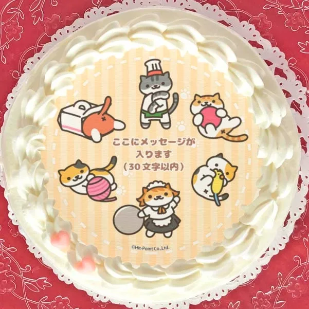 【メッセージ入り】プリケーキ（びすとろさん＆しろちゃとらさん＆とびみけさん＆みけさん＆かふぇさん＆あかげさん）【特典缶バッジ付き】[ねこあつめ]